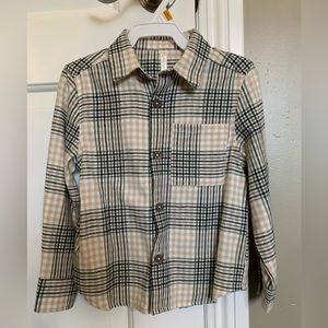Rylee + Cru boys flannel shirt 4/5